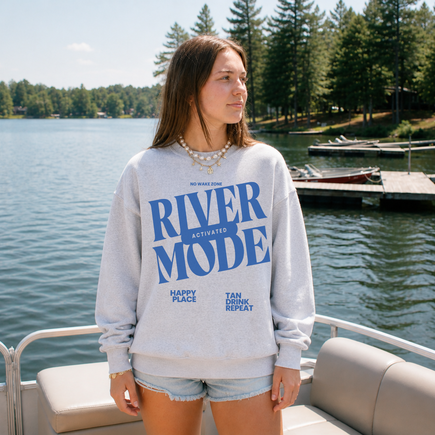 River Mode Crewneck