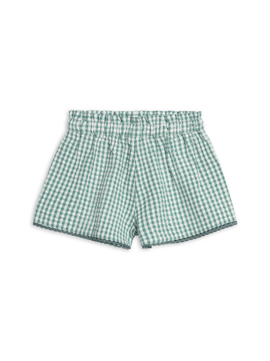 Seafoam Gingham Shorts
