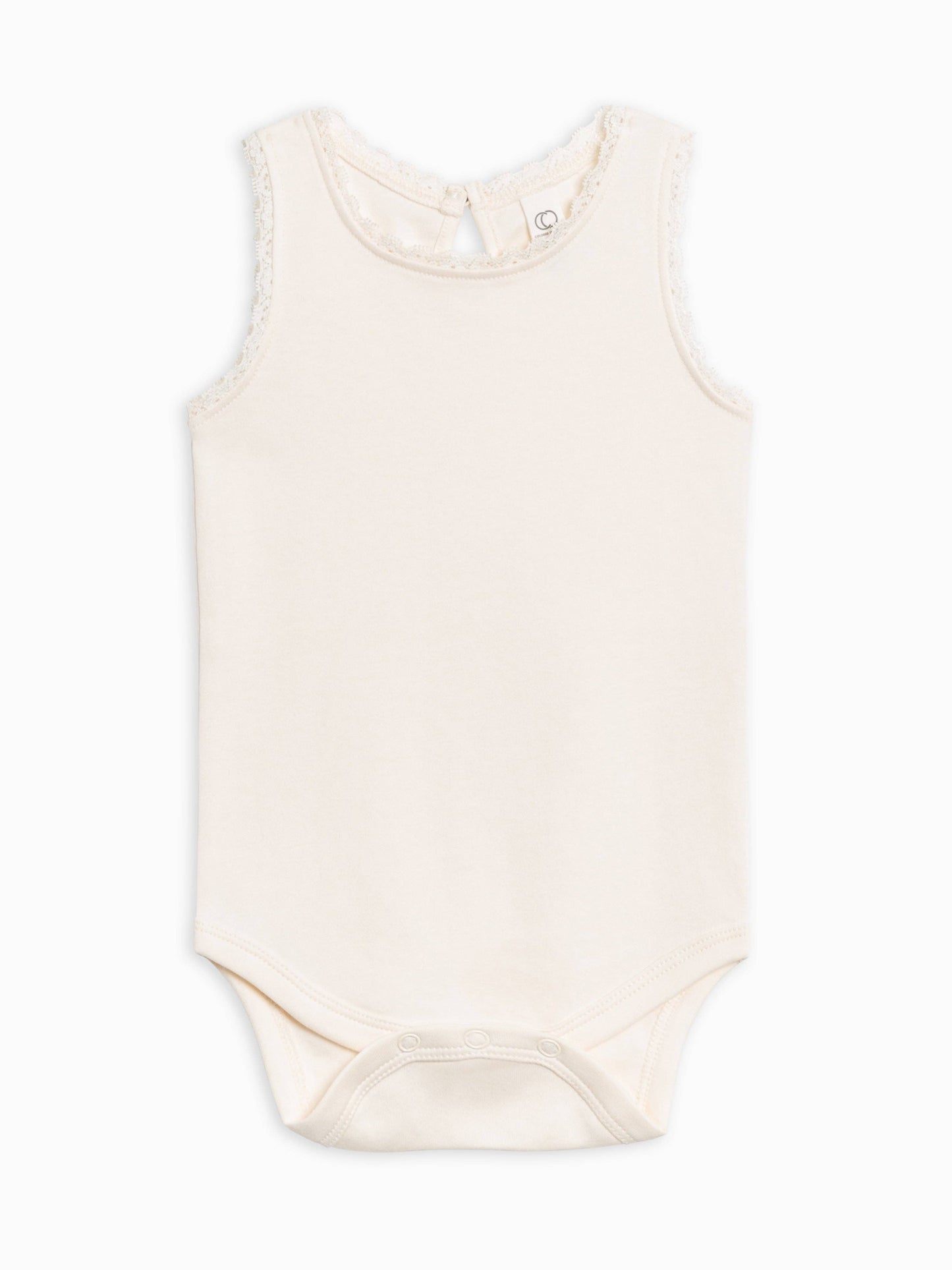 Luna Lace Tank Bodysuit - Ivory