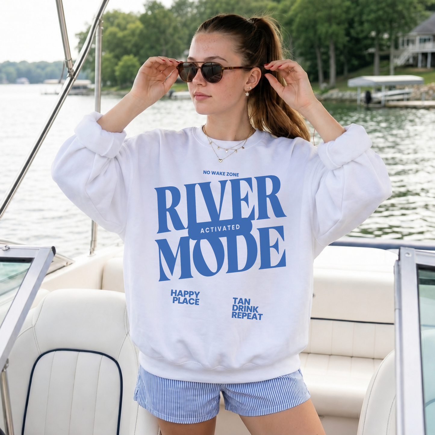 River Mode Crewneck
